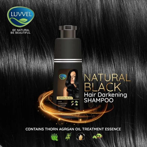 Original LUVVEL Hair Darkening Colour Shampoo – 200ml | For Men & Women