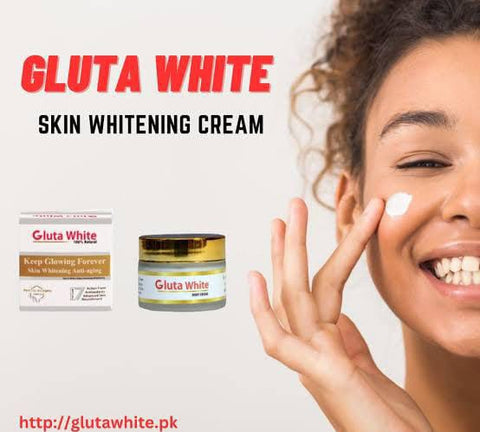 Gluta White Skin Whitening Cream – Day & Night Formula for Glowing, Even-Toned Skin