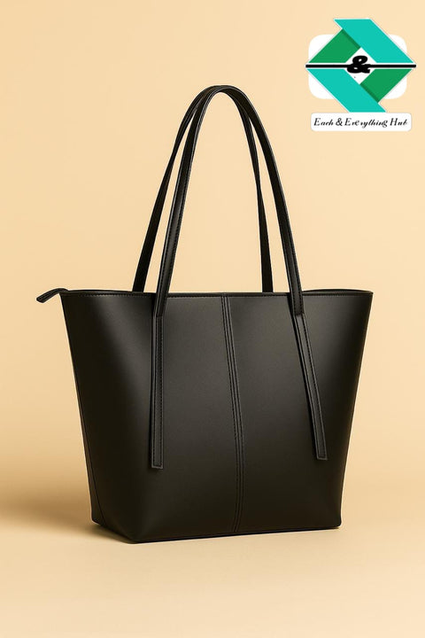 High-Quality Large Tote Bag for Women – Synthetic Material, Inside Pocket