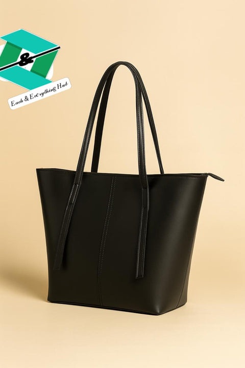 High-Quality Large Tote Bag for Women – Synthetic Material, Inside Pocket