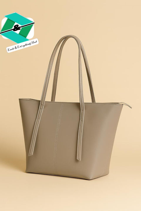 High-Quality Large Tote Bag for Women – Synthetic Material, Inside Pocket