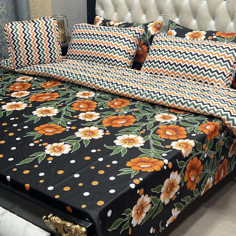 7 PCS King Size Comforter Set | High Cotton Fabric | Salonica Quality | All Season Use